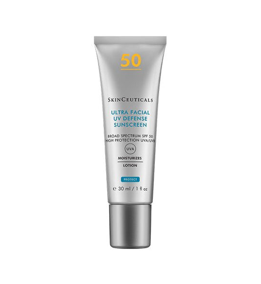 Bescherm je huid met SkinCeuticals Ultra Facial Defense UV Defense SPF50+ - Beauty Kliniek Hattem 